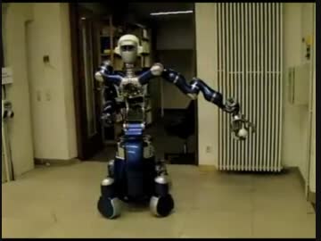 キャッチボールする二台のロボット