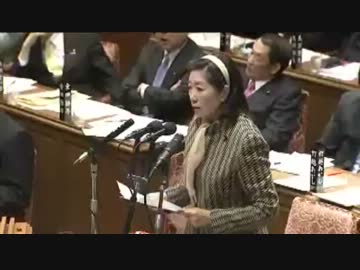 H24/02/01 衆院予算委・小池百合子【素案のそは粗末のそ検討けだらけ】1/2
