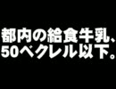 都内の給食用牛乳、５０ベクレル以下について。- 2012.02.02