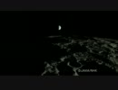 月探査機「かぐや」HDTVによる地球の出（半地球）