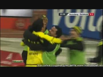 香川真司 ニュルンベルク戦でアシスト