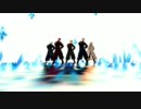 【APヘタリアMMD】胸厚コンビとロングコート組でgalaxias！
