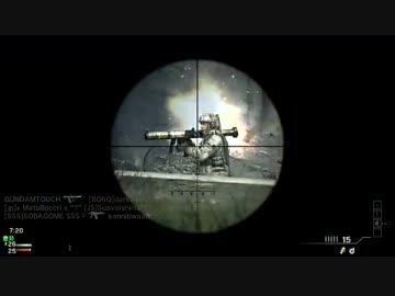 【CoD:MW3】残党兵がModernWarfare3マルチ実況14【一発必中】