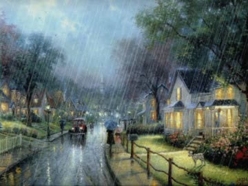 【作業用BGM】Wiiお天気チャンネル(夜)  雨の日Ver