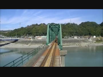 前面展望 天竜浜名湖鉄道 TH2100型124レ 岩水寺-->天竜二俣