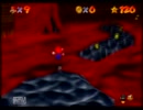 マリオ64　幅跳び滝登り(まっすぐ)