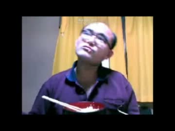 2012年2月6日　カツヒコの山芋かけご飯　味噌汁付き