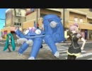 【MMD】タチコマとキオ式ミク・ルカで ねこみみスイッチ