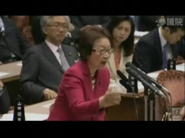 02.08参議院予算委員会締括質疑：川口順子議員（自民）
