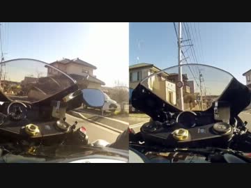 バイク車載[GoproHD2][Contour+]比較動画