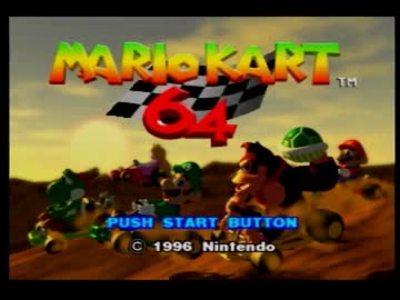 マリオカート64　3人協力実況プレイ　コントローラーも心も１つ！その１