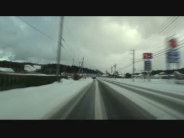 冬の日本海 国道7号完全走破！(2)