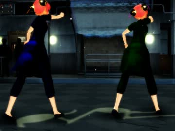 【MMD】神楽ちゃん×３のチョコレイト・ディスコ【銀魂】