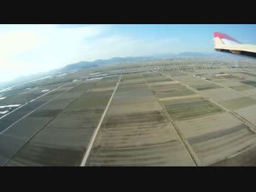 鳥の見た風景(2)冬の佐賀平野を飛ぶ【ラジコン空撮】