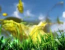 地表と洞窟に背景とBGMをつけてみた。