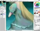赤い目の女の子描いてみた