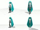 【MMD】10分以内で歩きモーションを作ってみた