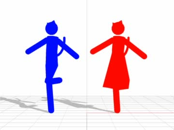 【MMD】ぴくといれっとで配布【群衆用モデル】