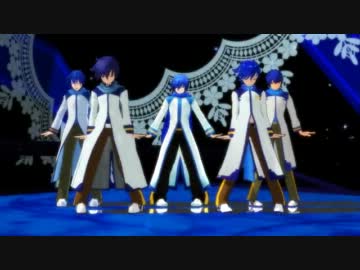 【MMD】galaxias！【KAITO５人前】