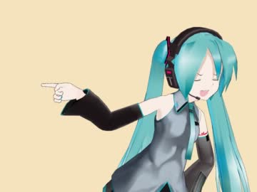 MikuMikuDanceでぷんちきぱやっぱーヾ(゜∀゜)ノ♪