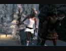 【首ﾁｮﾝﾊﾟ】Skyrimエッチな服着てただ制圧するだけ①【血ドバドバ】