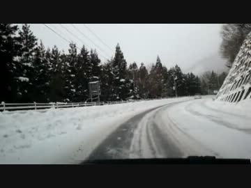 【車載動画】 雪の三国峠を走ってみた（改良版）
