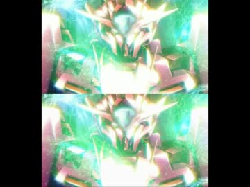 【BD】ガンダム00 2nd season 戦闘シーン「ツインドライヴ」【TV比較】