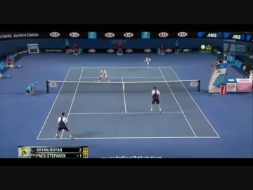 全豪オープンテニス　2012　ダブルス決勝　