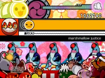 【太鼓さん次郎】 marshmallow justice (偽物語OP2)