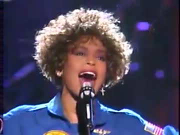 ホイットニー・ヒューストン - 国歌斉唱 Whitney Houston - The