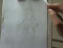射命丸描いてみた