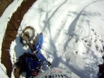 雪国ライダーの冬の遊び