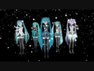 【MMD】ミクさん達でエレクトリック・ラブ