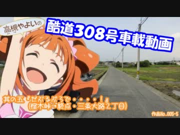 ξ*'ヮ')ζ 酷道３０８号車載動画　其の五『だぶるぷろで・・・・！』