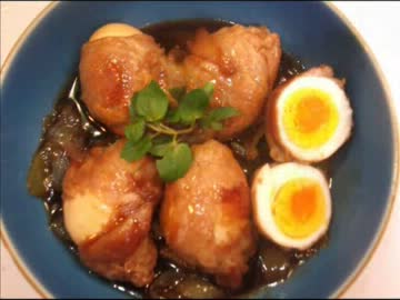 【肉巻き玉子】オイスターソース煮【作ってみた】