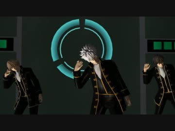 【MMD】銀時＆土方＆沖田で　Only My Railgun【銀魂】