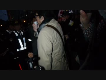 平成２４年２月２６日 通産省前の違法設置物を撤去に行く②