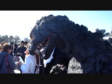 【コスプレ】ゴジラ　コミケ81に参加！【自作】