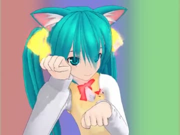 【みくにゃんで】Nyanyanyanyanyanyanya!【MMD】
