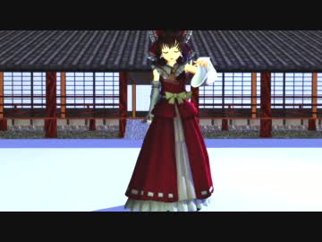【東方MMD】　博麗霊夢で紅一葉　【HD】