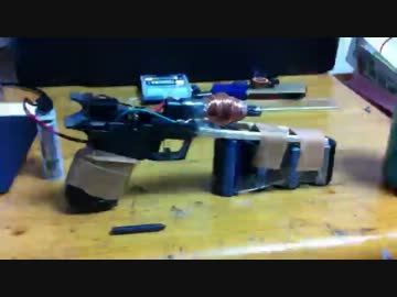 簡易コイルガン作ってみた