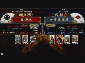 戦国大戦　頂上対決　2012/2/28　盈燈軍　VS　神龍来来軍