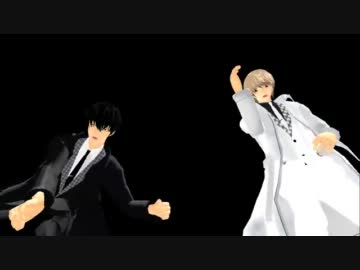 【MMD銀魂】土方と沖田でパンダヒーロー