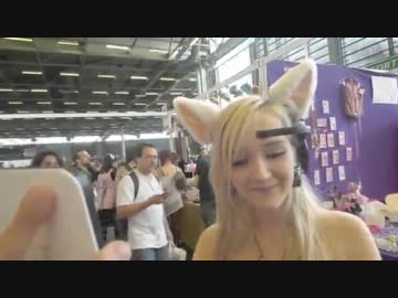 Try! "necomimi" in Paris@Japan Expo 2011