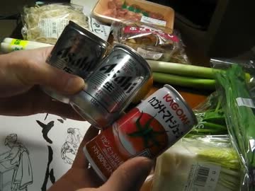 中年男性が作ってしまった『レッドアイ風味の煮込みうどん』