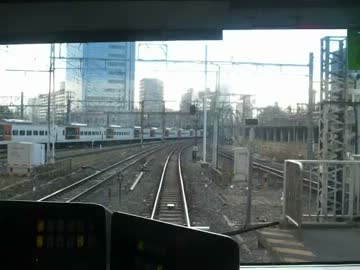 20120102　山手線外回り　品川駅→原宿駅【前面展望】