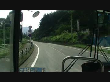 【前面展望】JRバス　横川ー軽井沢①【横軽線】