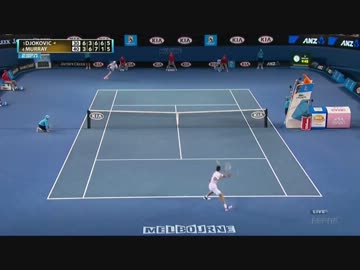 【全豪2012】ジョコビッチvsマレー【ハイライト】