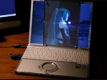 アミッド・スクリーンで、初音ミクさんとデート!?