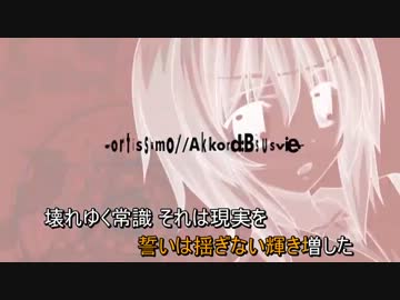 【ニコカラ】fortissimo-the ultimate crisis-　(カラオケ）